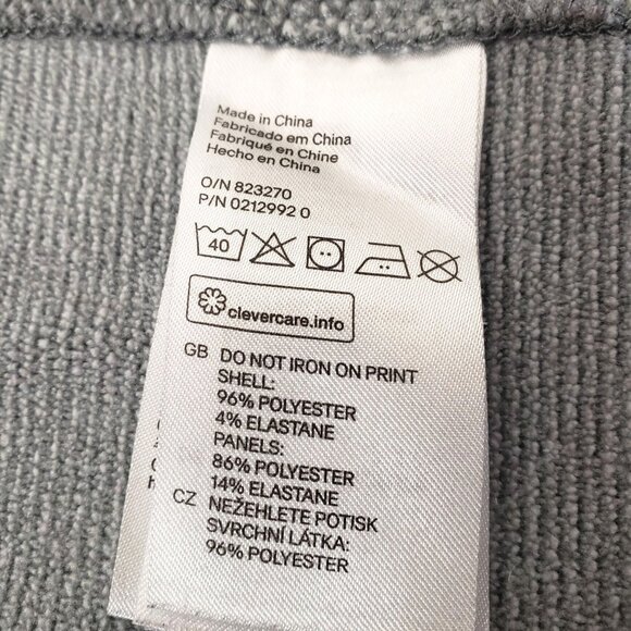 H&M Sport Womens Gray Full-Zip Hoodie Jacket with Pockets & Thumbholes Size L - Picture 7 of 11